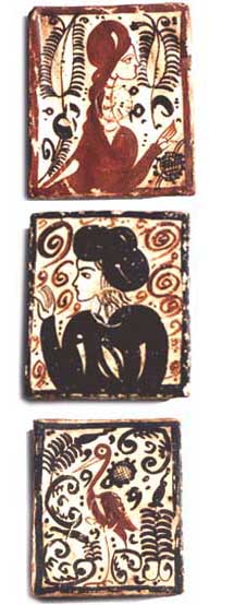 Ceramic Tiles - 14 th Century