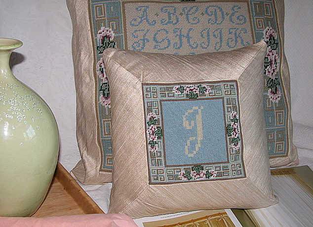 Needlepoint Pillows - Samplers