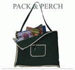 Folding Canvas Beach Backrests - with Three Position Backrest - sewn inside a Beach Bag