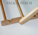 Wood and Canvas Picnic Chairs