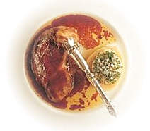 Foie Gras on a Bed of Fresh Mache