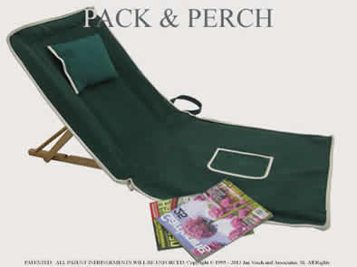 Wood and Canvas Picnic Chairs